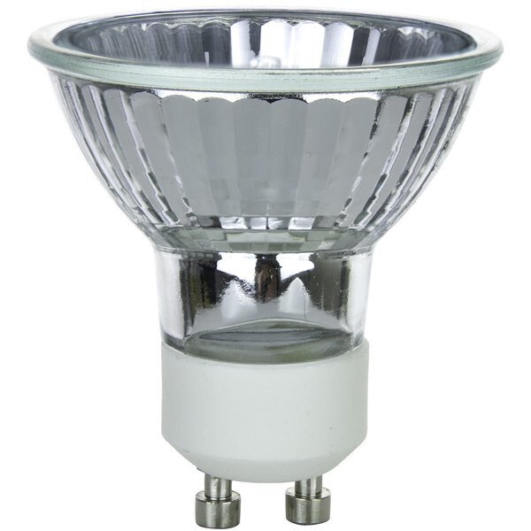 Sunlite 50MR16/CG/GU10/FL/120V 50W MR16 Mini Reflector Halogen Bulb, GU10 Base, Sunshine Lighting, Mfr#: 03233-SU